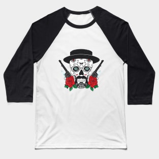 Heisenberg Mexican Skull Baseball T-Shirt